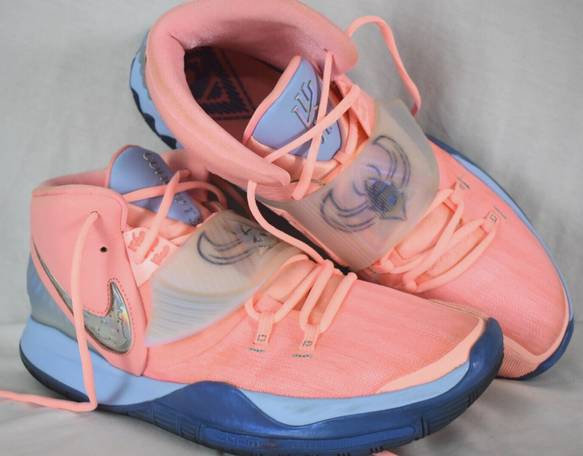 kyrie 6 white pink and blue