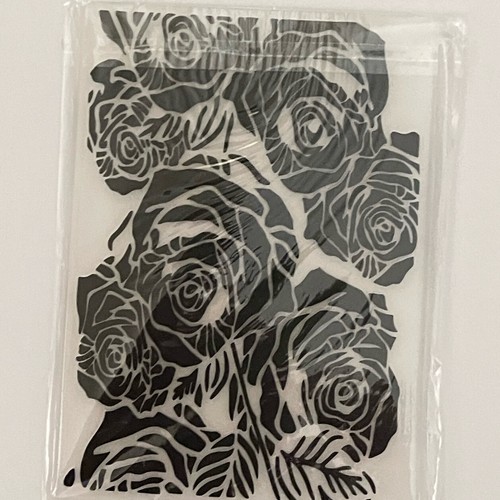 Carpeta de estampado de plástico 3DPlastic plantilla de fondant floral corte álbum de recortes hágalo usted mismo - Imagen 19 de 19
