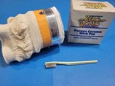 COMFORT GLOW GC-19A, GC-19B KEROSENE HEATER WICK, WICK CLEANING BRUSH & GUIDE