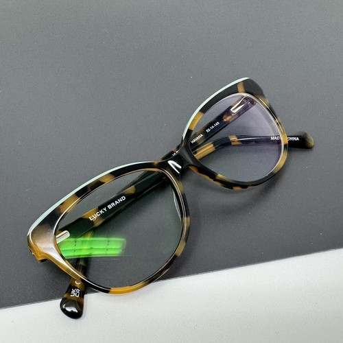 Lucky Brand VLBD535 Eyeglasses Frame Havana Cat Eye 52 [] 14 140