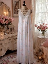 Vanity Fair Floral Night Gown Vintage, Size M