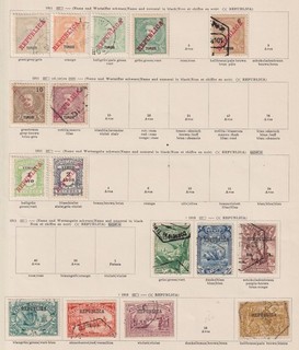 Portugese Timor 1911 collection of 16 CLASSIC stamps / HIGH VALUE!