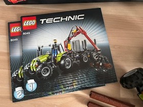 LEGO &reg; Technic tractor with forestry crane / set 8049 | used