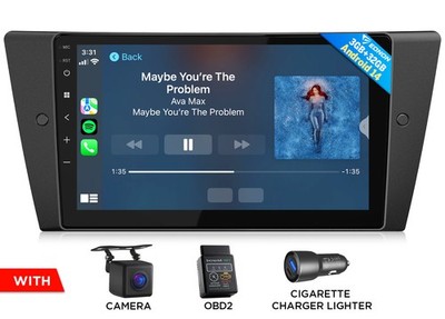 Android Auto 14 Autoradio für BMW E90-E93 GPS Navi Radio CarPlay IPS Display DSP