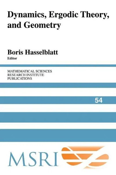 Dynamics, Ergodic Theory And Geometry Boris Hasselblatt Taschenbuch Englisch-image