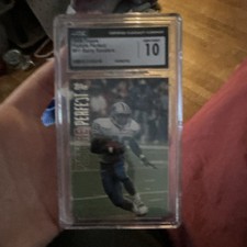Topps 1999 Picture Perfect Barry Sanders Insert CSG 10 Detroit Lions NFL Card
