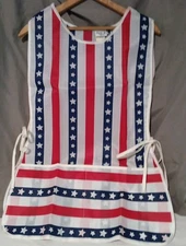 Rare Vintage Royal Scot Poll Worker Apron Voting ~ 1976 100% Polyester Patriotic