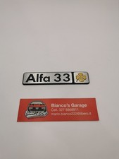 Fregio Alfa Romeo 33 quadrifoglio oro