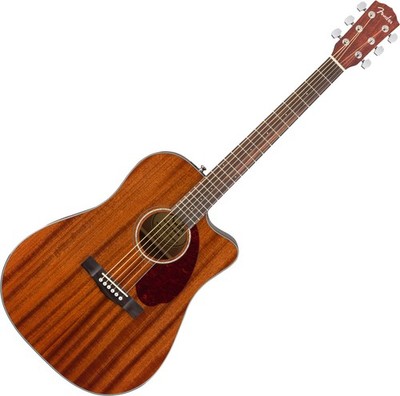 Fender CD-140SCE All-Mahogany Dreadnought Gitarre Cutaway Fishman Koffer