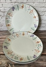 3 Disney Winnie The Pooh Dinner Plates, 27 cm Diameter Discontinued
