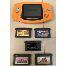 Game Boy Advance console + 5 games included