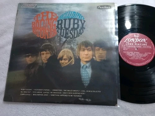 The Rolling Stones "Ruby Tuesday MEXICO Red Label MEXICAN Rare 1st Pressing