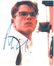 Matt Damon Signed Autographed 8x10 Photo Talented Mr. Ripley