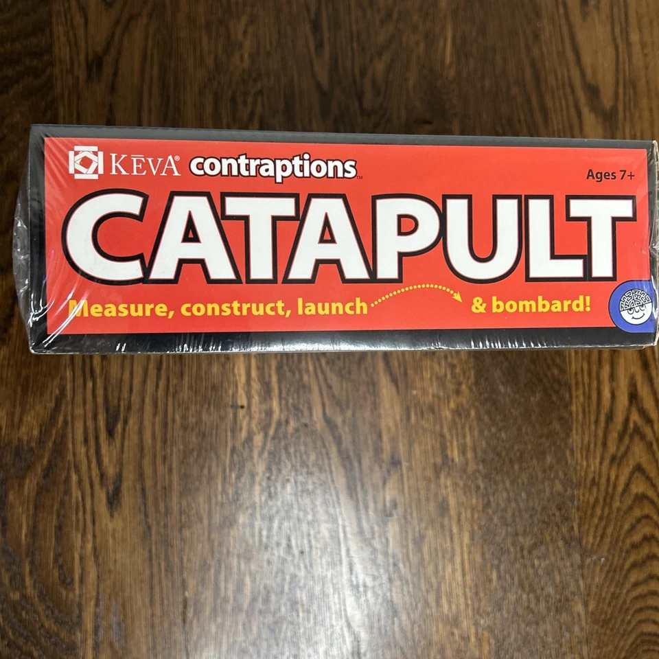KEVA Contraptions Catapult MindWare Measure Construct Launch New/Sealed box - Image 2 of 3