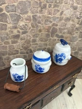 Dolls House 1/12 Scale Miniature Porcelain Reutter Kitchen Cooking Accessories