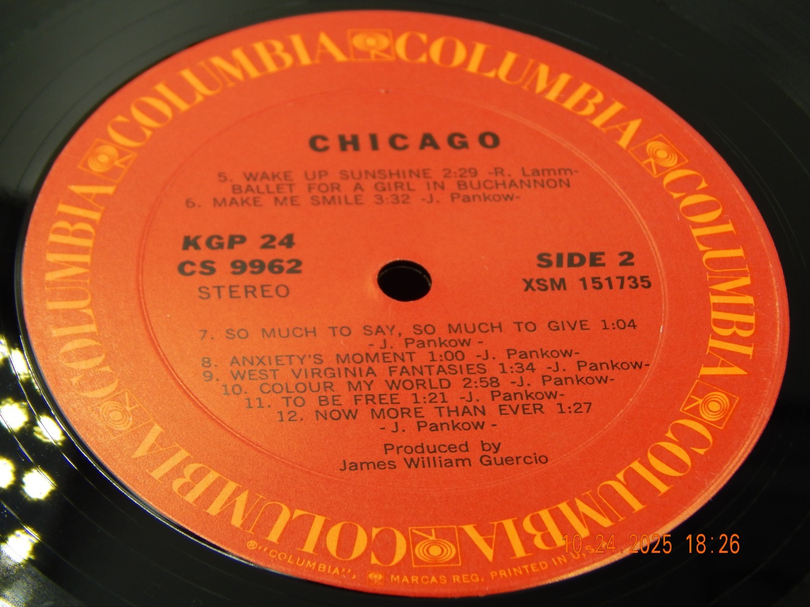 Chicago Transit Authority II Gatefold 2LP Stereo Columbia Record KGP24 CS9977 