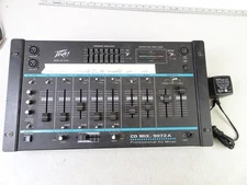 Peavey Mixer 9072A CD Mix Professional DJ Mixer with Power Supply