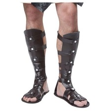California Sandal Gladiator Herculas Spartan Roman Greek Warrior Adult Brown