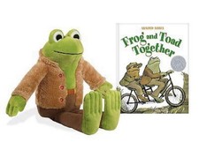 Bundle Book  Arnold Lobel  s FROG 13  Plush Soft Stuffed Doll Frog  Toad New