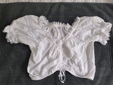 DISTLER Dirndlbluse mit Spitze Gr. 44 -NEU-