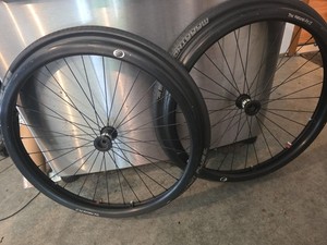 Lite Spoke Wheelchair Wheel Pair 24" 540mm Air Filled Tires Natural Fit LT Rim