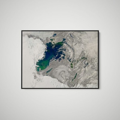 NASA - Antarctica, the Ross Sea Viewed From Space - Art Print on Paper or Canvas