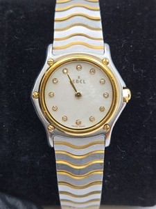 エベル クラシックウェーブ レディース ダイヤ　18Kゴールドベゼル　レア？ Ebel Classic Wave | eBay