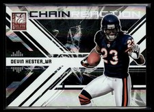 2009 Donruss Elite Chain Reaction Black Devin Hester 029/399 Chicago Bears #13