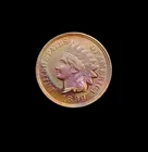 1899 INDIAN PENNY SHARPLY TONED,  DETAILS