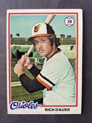 1978 Topps #237 Rich Dauer Baltimore Orioles