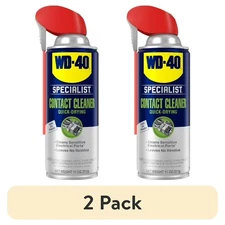(2 pack) WD-40 Specialist Electrical Contact Cleaner, 11 oz..