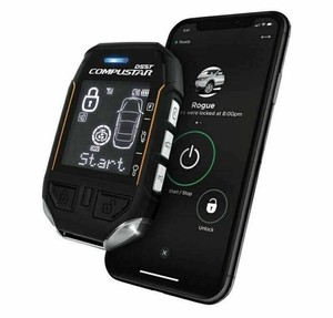 Compustar RFX-2WT12-SS 3-Mile 2-Way LCD RF Remote + DR-X1 LTE Drone Mobile