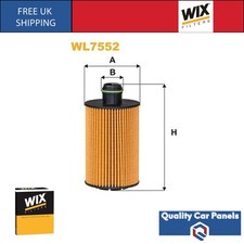 For Jeep Grand Cherokee 2011-2025 3.0 Wix OIL Filter Wl7552