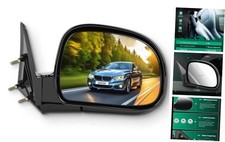 Passenger Side Manual Mirror for Blazer S10 94-98 Jimmy 94-98 Sonoma 94-98