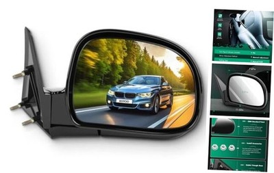 Passenger Side Manual Mirror for Blazer S10 94-98 Jimmy 94-98 Sonoma 94-98