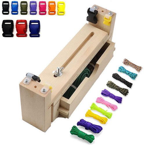 Bracelet Maker Making Kit Paracord Jig Tool with | 10 Paracord | for Braiding...