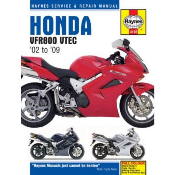 Honda Motorrad VFR800 Vtec (2002-2009) Repair Manual Haynes-image