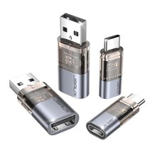 All-in-One USB Data & USB C Blockers - 4-Pack for Fast Charging Security