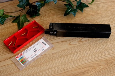 ARNO MODULAR INDEXABLE GROOVING TOOL HOLDER 1'' SHANK + 6 NEW INSERTS