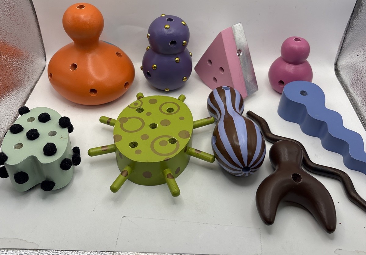 Vintage ZoLO Creative Building Set Misc Lot Abstract Art Toy