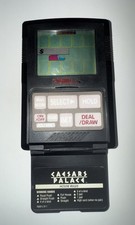 1993 Tiger Electronics Caesars Palace Handheld Poker Game w/ Sound Works Tested