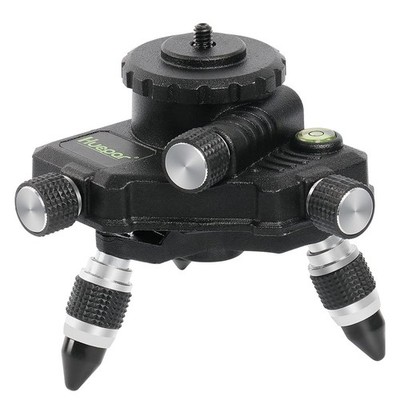 Huepar Laser Level Adapter, Metal 360-Degree Rotating Base for Laser Level Tr...