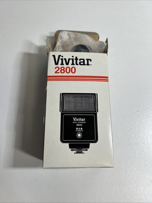 Vivitar Auto Thyristor 2800-D Shoe Mount Dedicated 4 Canon Nikon Ricoh #4056091