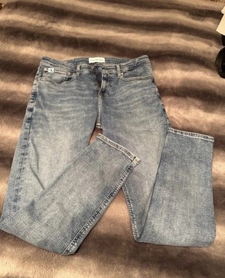 Calvin Klein Jeans Blau W33 L32 Neuwertig Ungetragen Skinny Stretch Herren