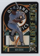 1999 Topps Gallery of Heroes Ben Grieve #GH8 8k7