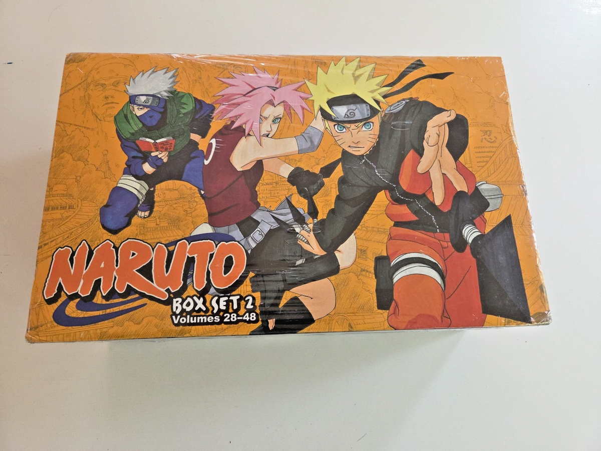 Naruto Box Set 2 - Volumes 28-48 Manga by Masashi Kishimoto | eBay