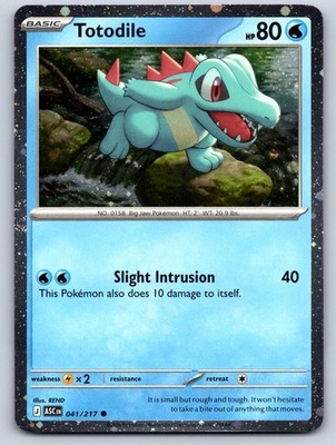 Totodile (Cosmos Holo) 041/217 Common Miscellaneous Cards & Products Pokemon NM