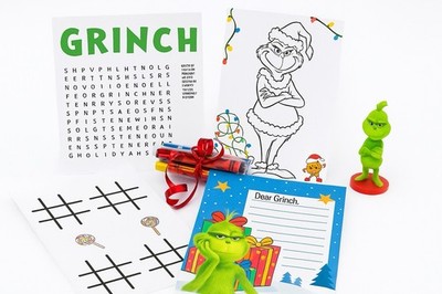 Mr.Grinch Kids Christmas Coloring Kit for Kids (4 x6 )