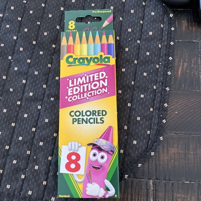 (1) Box Crayola Pencils Limited Edition With 8 retired colors