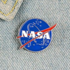 NASA Meatball Logo Enamel Pin Badge | Space C...